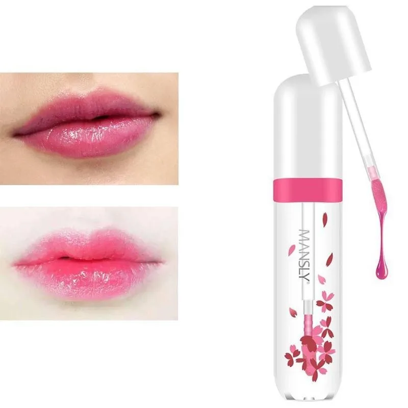 1 шт. прозрачный Увлажняющий блеск для губ пухлые губы тинт косметика пятно