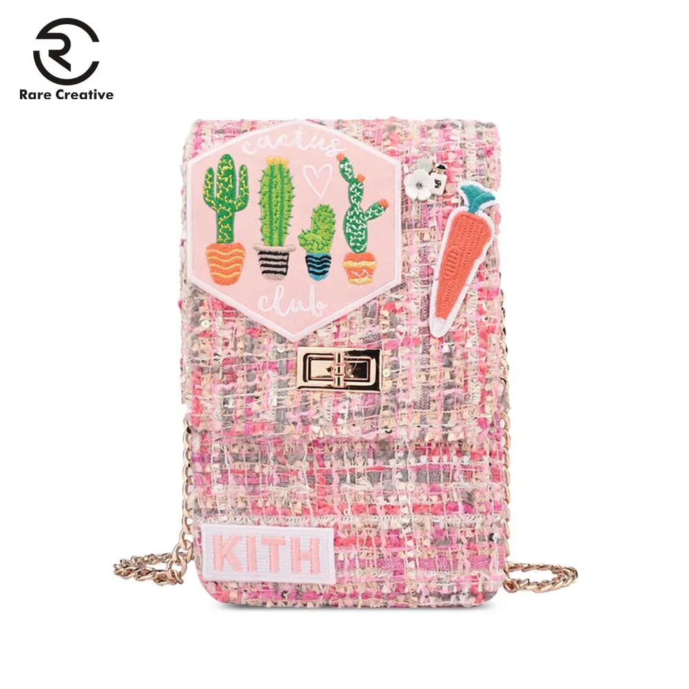 Редкие креативные Новые Роскошные шерстяные сумки через плечо для женщин на