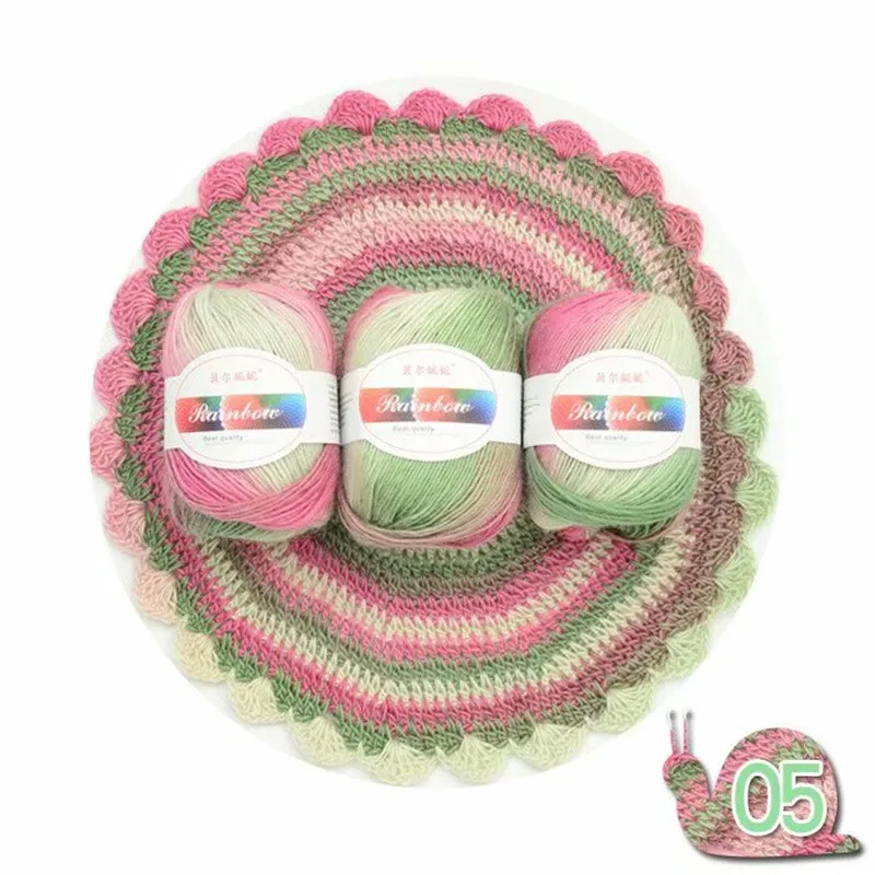 05 20pcs 20 шт. нить diy лента вязания крючком пряжа кашемировая пряжа для вязания необычная Смешанная окрашенная 50 г/шт - Цвет: 05 20pcs