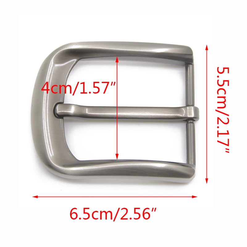 4 см Прямоугольный Сплав булавка один зубчатый зажим Пряжка для мужчин DIY ремесло