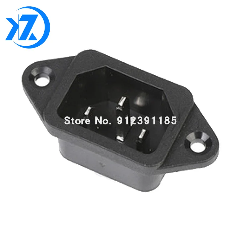 5 шт./лот IEC 320 C14 3-контактный штекер панель входные розетки разъемы переменный ток