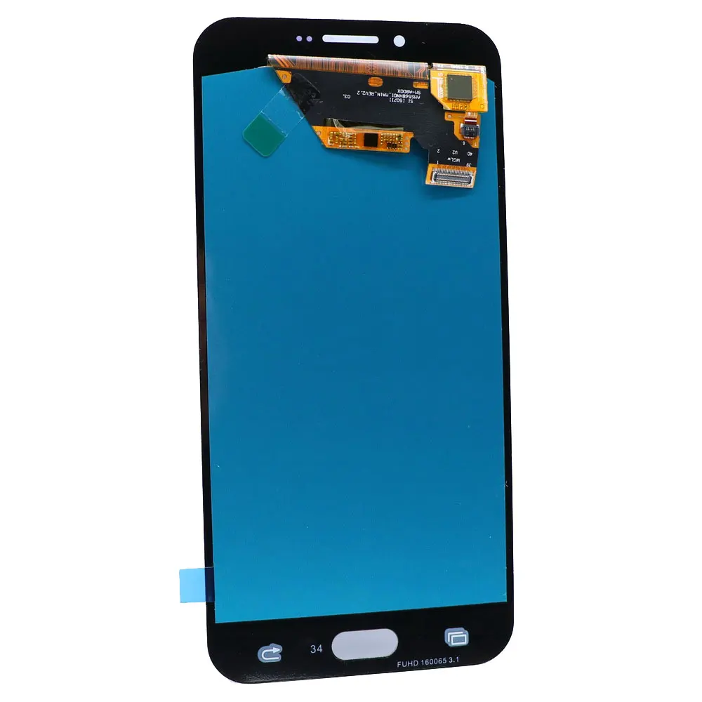 Super AMOLED lcd для samsung Galaxy A8 A810 A810F ЖК-дисплей кодирующий преобразователь сенсорного экрана в сборе с регулировкой яркости