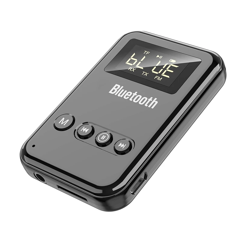 

JABS Bluetooth 5,0 приемник передатчик стерео музыка автомобильный FM-передатчик Наушники Динамик адаптер Поддержка TF-карты
