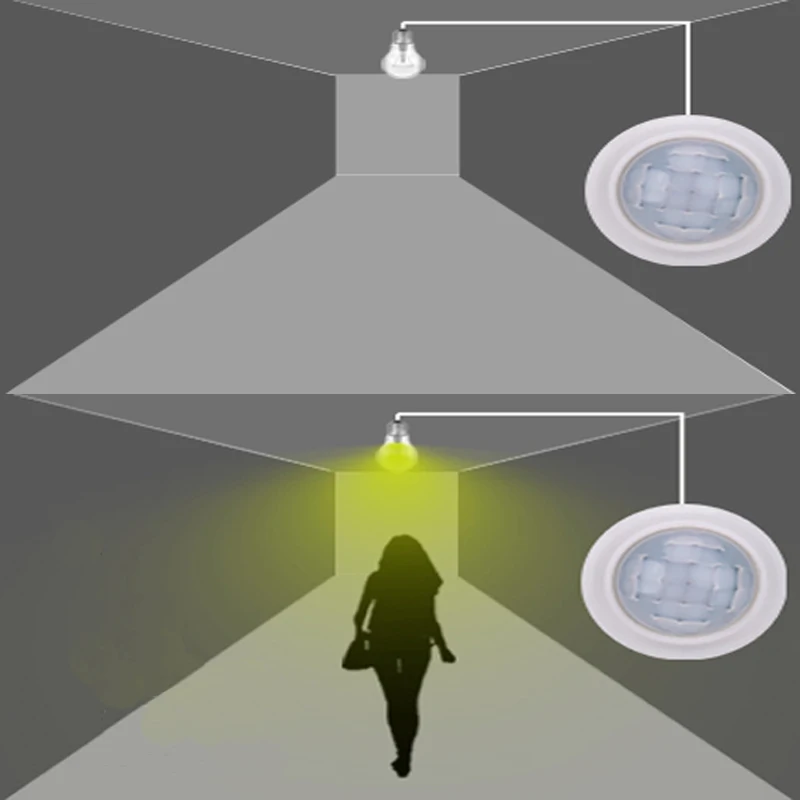 1 шт. умный светильник с PIR индикатором для туалета 110 В 220 светодиодный