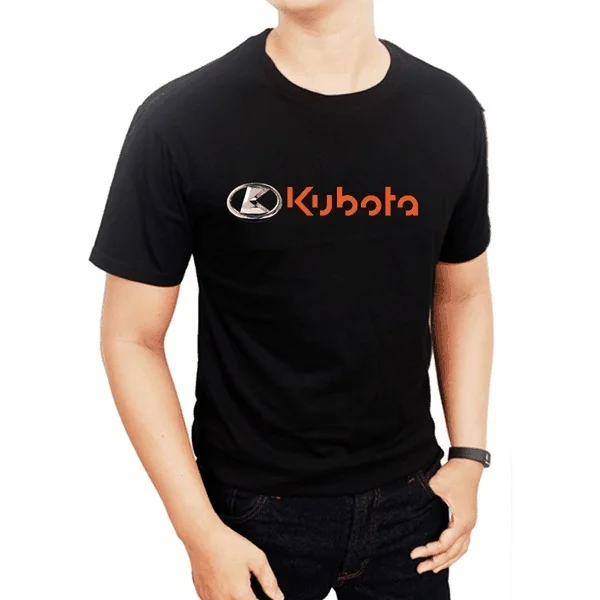 

Мужская черная футболка Kubota