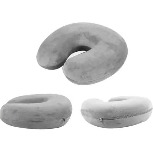 Надувная подушка для путешествий U-образная поддержки шеи и подголовника мягкая