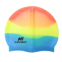 adult swimming cap silicone waterproof colorful adult long hair sports high elastic adults swim pool diving swimming hats