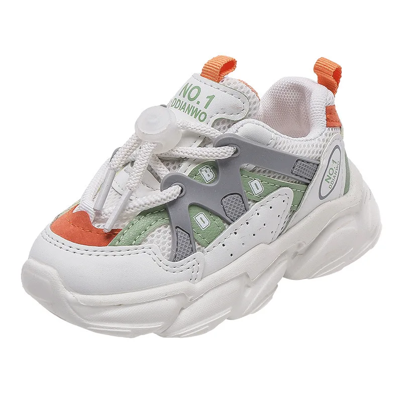 

Fashion Breathable Mesh Boy Sneakers 2021 Spring/Autumn Children Shoes Boys Girls Sport Shoes Outdoor Casual Kids Shoes
