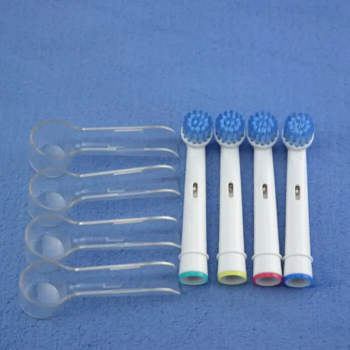

1021 4pcs/lot Brush Head Cross Action Replaceable Toothbrush Heads Teeth Whitening for Electric Toothbrush D12 D4 D29 D19 D34