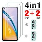 4-в-1 HD Гидрогелевая пленка для OnePlus Nord 2 5G прозрачная Защита экрана для 1 + Nord2 One Plue Nord CE N10 5G N100 Защитная пленка для объектива