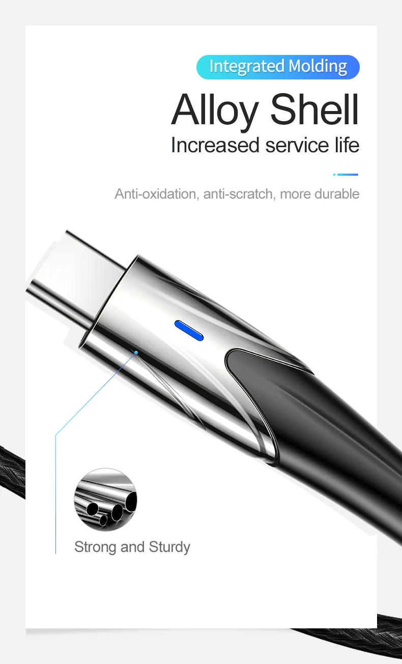 Joyroom 5A usb type-C кабель для быстрой зарядки типа C Быстрая зарядка usb кабель для светодиодного зарядного устройства для Xiaomi samsung зарядный кабель для передачи данных