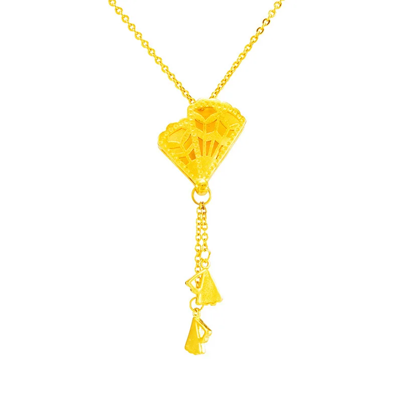 

2021 Fashion Charm 24K gold color Neckalces for women Simple Tassel shell Clavicle Chain Necklace jewelry Mother's Day Gifts