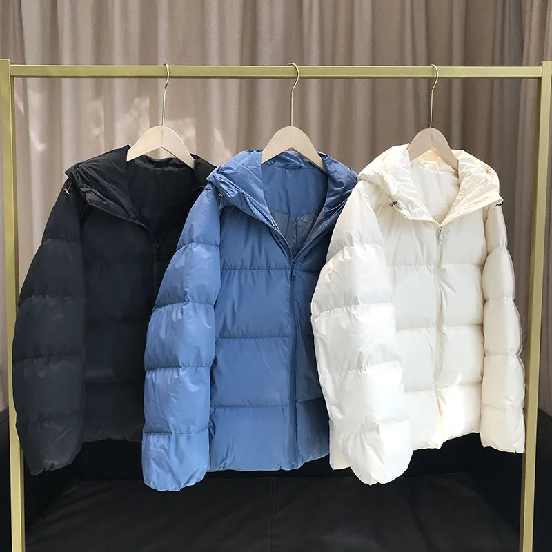 

Coats Women Down 2021 New High-end Women's White Duck Down Ladies Down Jacket Women