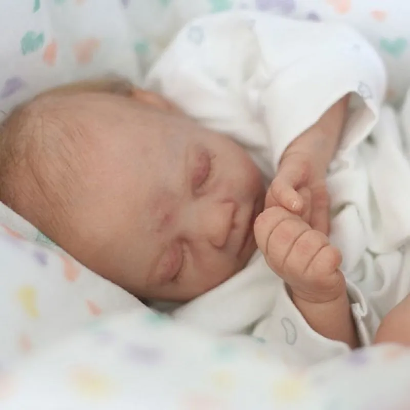

Кукла-младенец ADFO Reborn, искусственная, 9 дюймов, мышь, реалистичные неокрашенные необработанные куклы, виниловые детали для новорожденных, по...