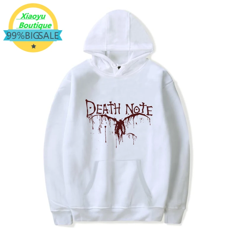

Толстовка в стиле аниме «Death Note», милый свитшот в стиле Харадзюку, уличная одежда y2k, пальто для женщин, нечеткая в стиле Kpop, мужская одежда ов...