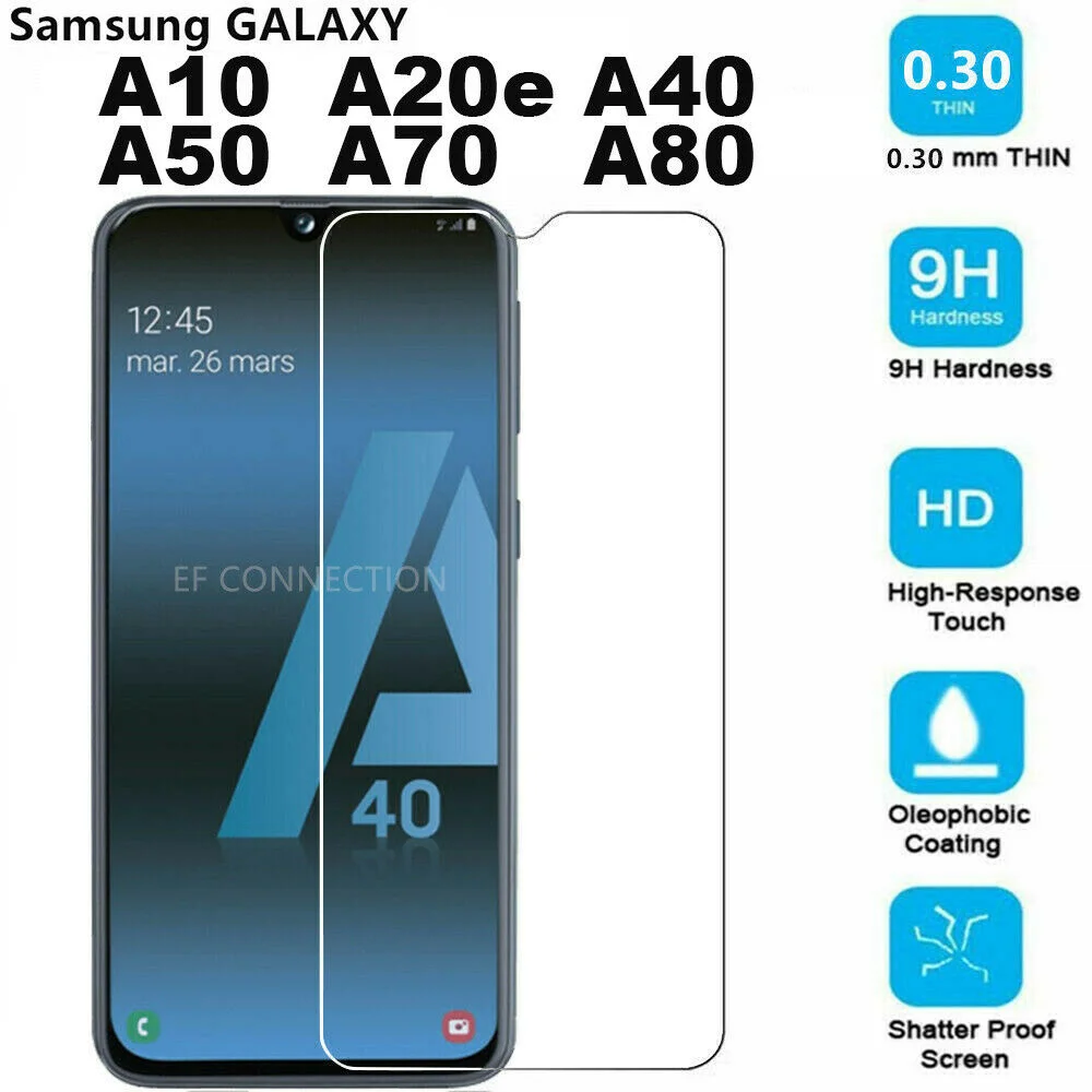 

Vitre Protection VERRE TREMP film protecteur cran For Samsung A10 A50 A20e A40 A70