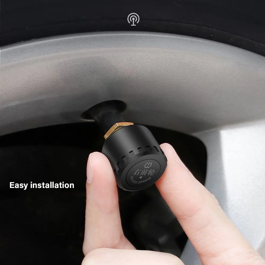 

TPMS LCD Wireless Car Tire Pressure Monitoring System with External Sensor Kit