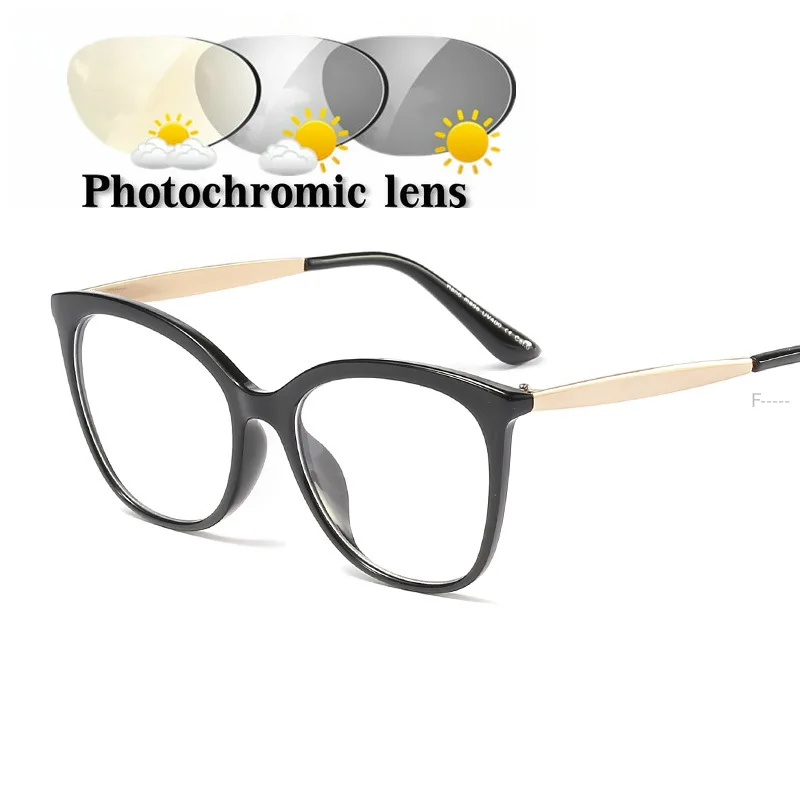 Очки солнцезащитные женские фотохромные в стиле ретро с мультифокальными