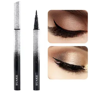 1pc Black Eyeliner Natural Waterproof Quick Dry Liquid Eye Liner Pen Pencil Makeup Cosmetic For Woma