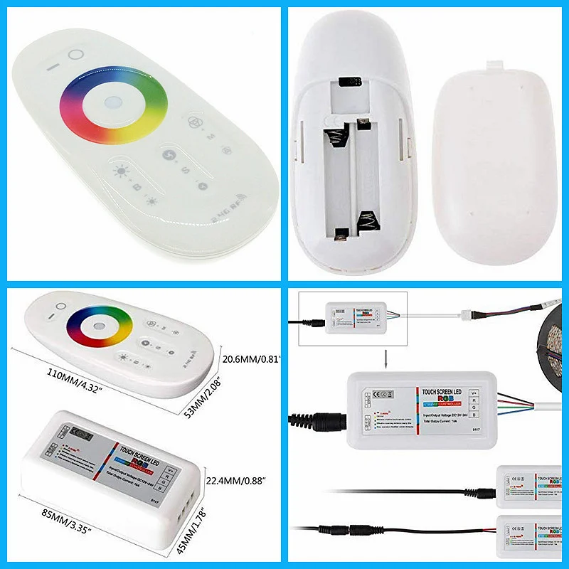 RGB-контроллер 2 4 ГГц 12-2 в управление светодиодными ленсветодиодный через