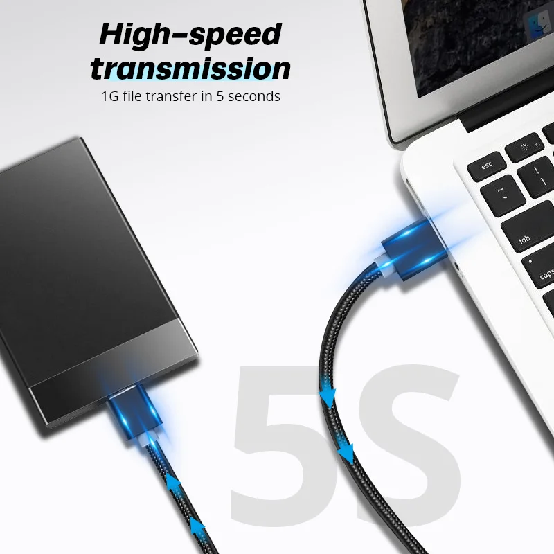Кабель-удлинитель FONKEN USB A на кабель для передачи данных ПК жестких дисков