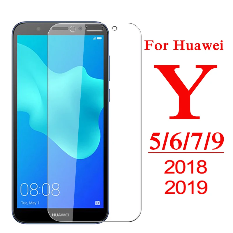 

9H Protective Glass On The For Huawei Y5 Y6 Y7 Y9 Prime 2018 Tempered Glass For Y5 Lite Y 5 6 7 9 Pro 2019 Screen Protector Film