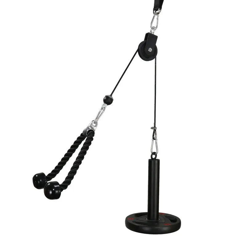

Self Made Fitness Equipment Household High Pull-down Training Equipment Steel Rope Pulley Accessories Thruster Triceps Brachii