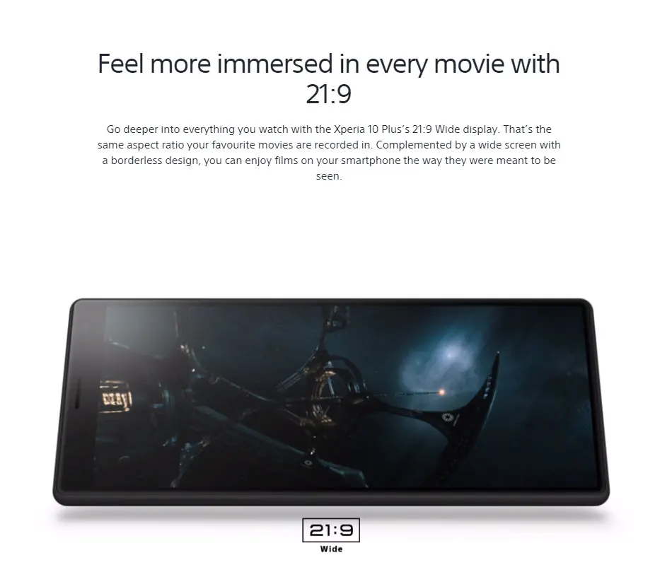 Смартфон sony Xperia 10 Plus Dual SIM Snapdragon 636 I4293 6,5 дюйма 1080x2520 6 ГБ 64 Гб NFC Android 9