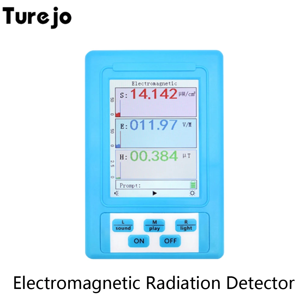 

BR-9A Electromagnetic Radiation Tester Detector Large Screen Handheld Digital EMF Meter For TV Computer Printer Microwave Oven​​