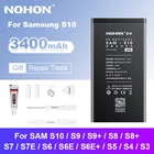Аккумулятор NOHON для Samsung Galaxy S10 S9 S8 Plus S5 S3 S4 NFC S7 S6