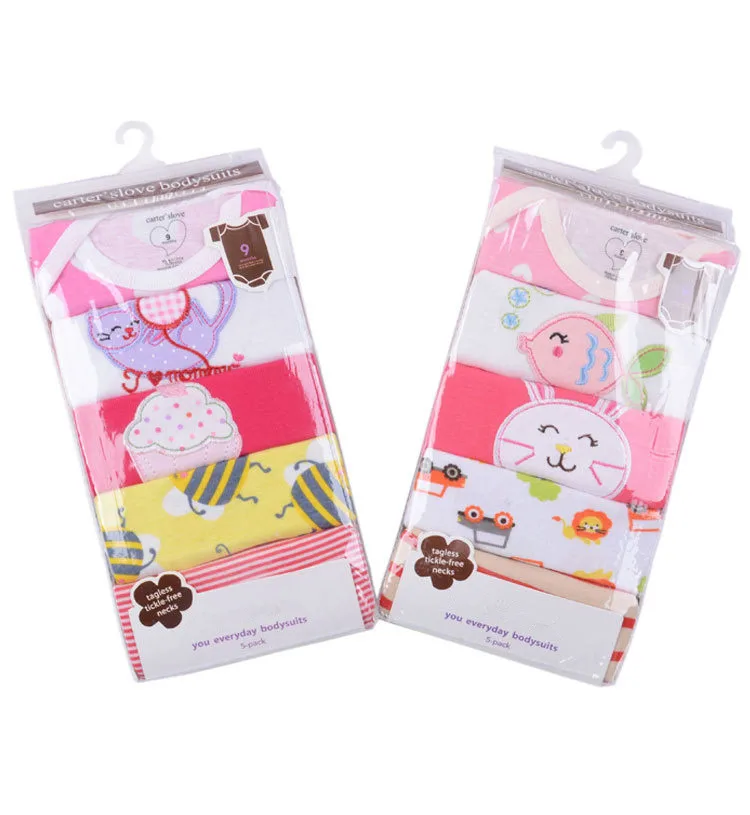 3 шт./упаковка детский хлопковый комбинезон с коротким рукавом и вышивкой | Мать