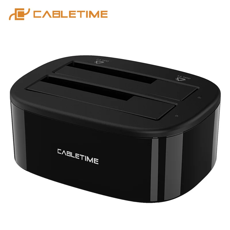 Чехол для жесткого диска CABLETIME USB3.0 черный корпус быстрой передачи данных