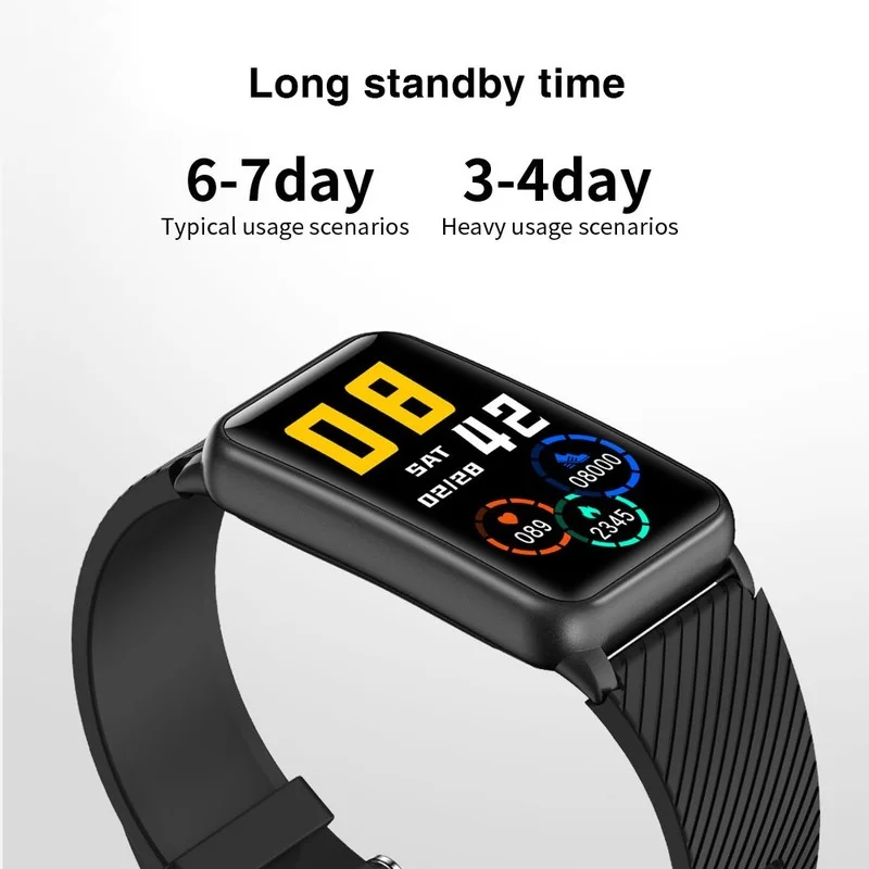 

H9-6 Sports Music Smart Watch Function Full Touch Waterproof Fitness Tracker Bluetooth Call Smartwatch 1G Memory TWS Headset