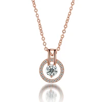 2022 new fashion hot selling full diamond starry sky pendant necklace round with diamond zircon necklace womens jewelry gift
