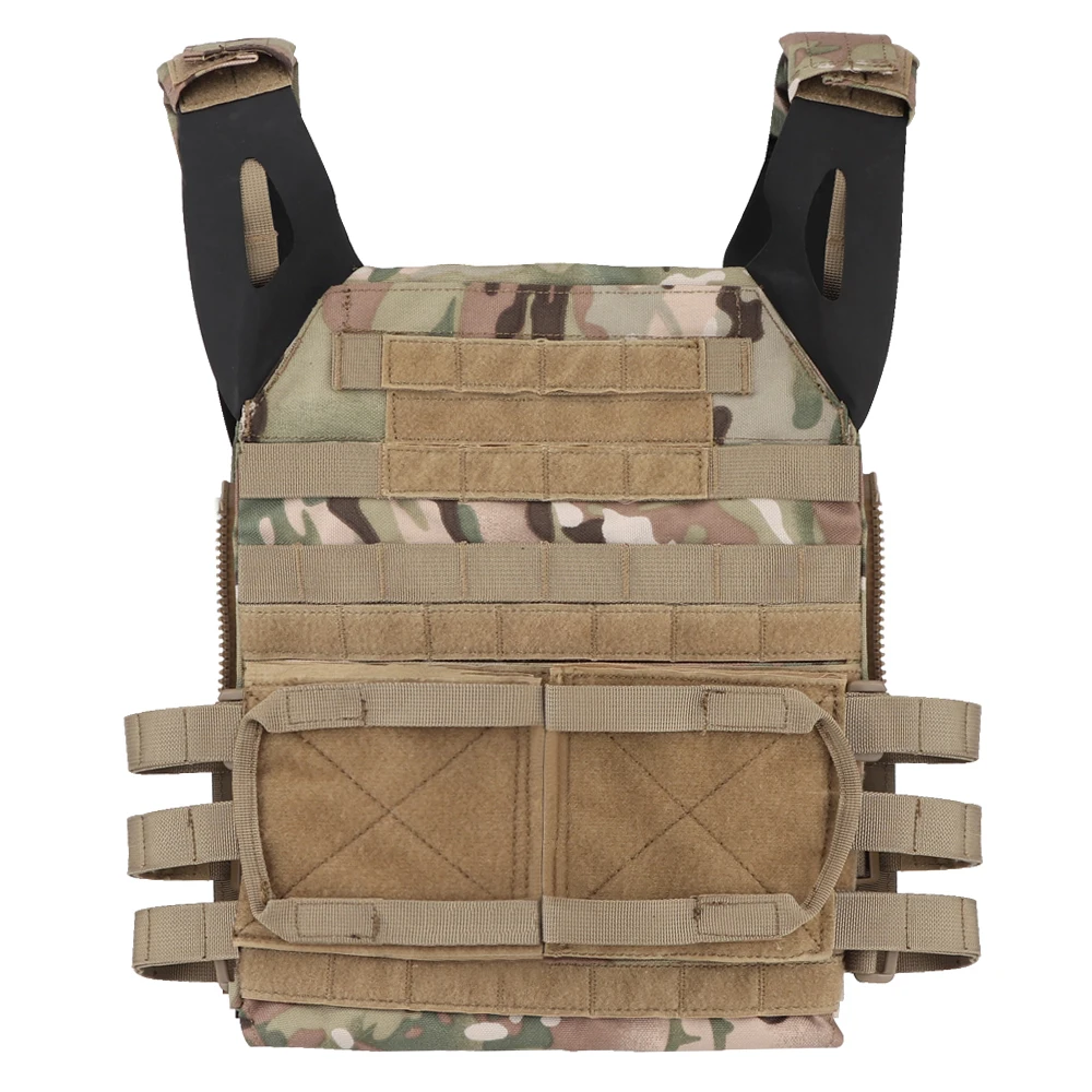

Outdoor Military Tactical Vest Hunting Molle Vest Adjustable Load Carrier Molle Chest Protector for Hiking Camping Paintball