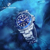 2021 lacz denton top brand automatic mechanical men watch 100m waterproof male sapphire glass sport wristwatch relogio masculino