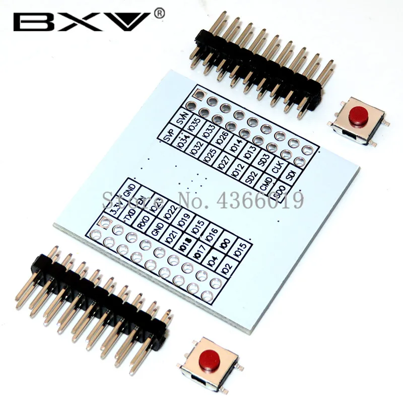 10 шт. беспроводной модуль ESP32 ESP32S Wi-Fi Bluetooth для платы адаптера преобразователя