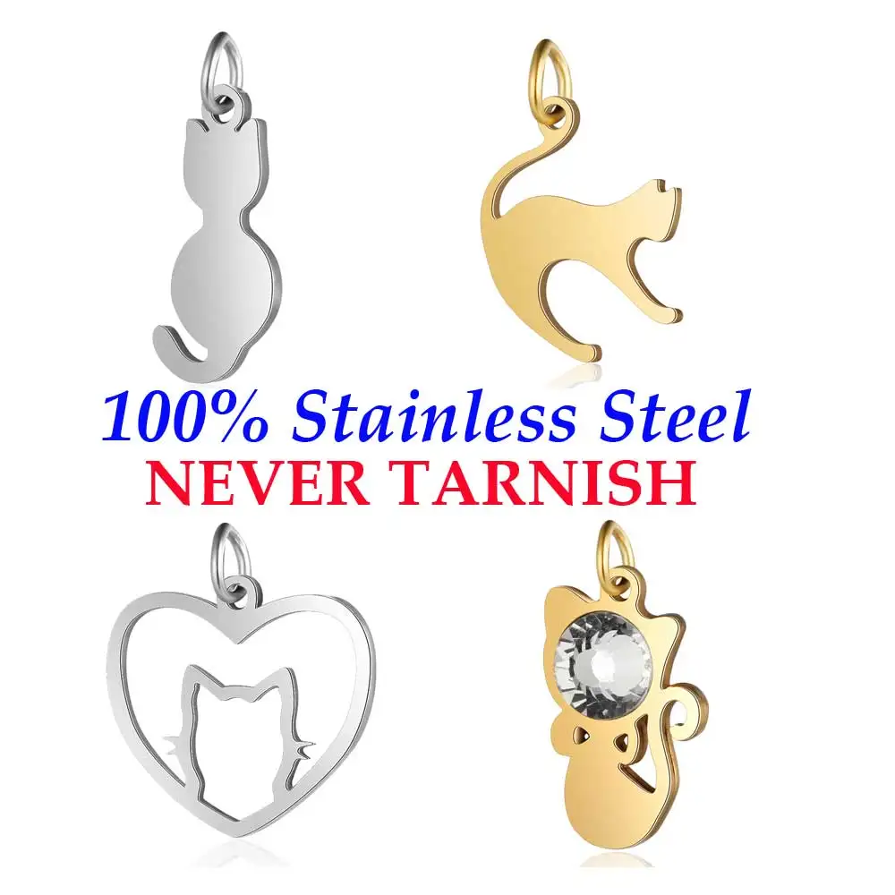 5 шт. подвеска для ювелирных изделий из нержавеющей стали|Шармы| |