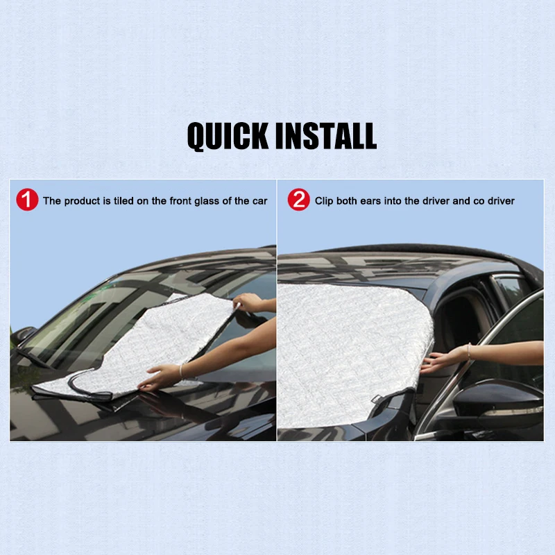 Солнцезащитный козырек для лобового стекла автомобиля светоотражающий