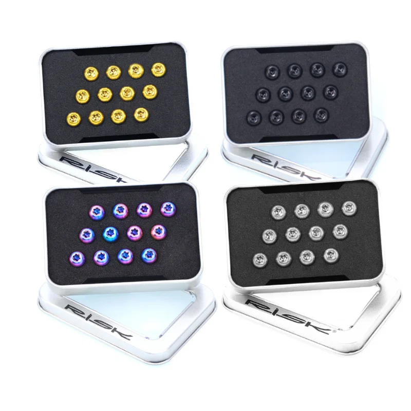 12 шт. сверхлегкие винты для тормозного ротора из титана|screw in light bulbs|screw cap wine bottlescrew