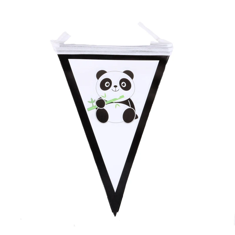 Милая панда едает бамбук тема Детский День Рождения мультфильм Салфетка