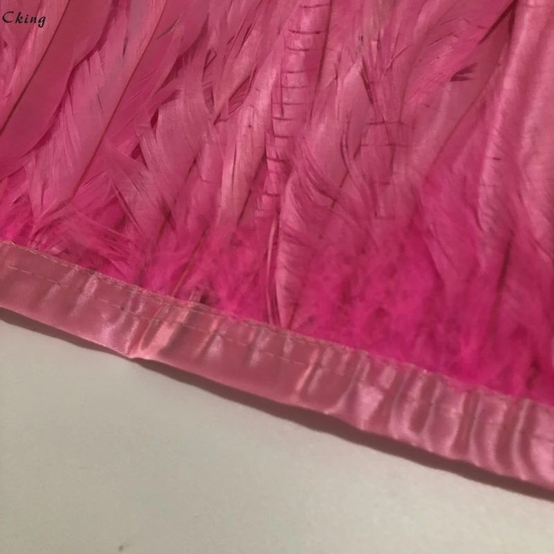 Отбеленное и окрашенное Натуральное перо петуха 15-20 см 2 метра | Дом сад