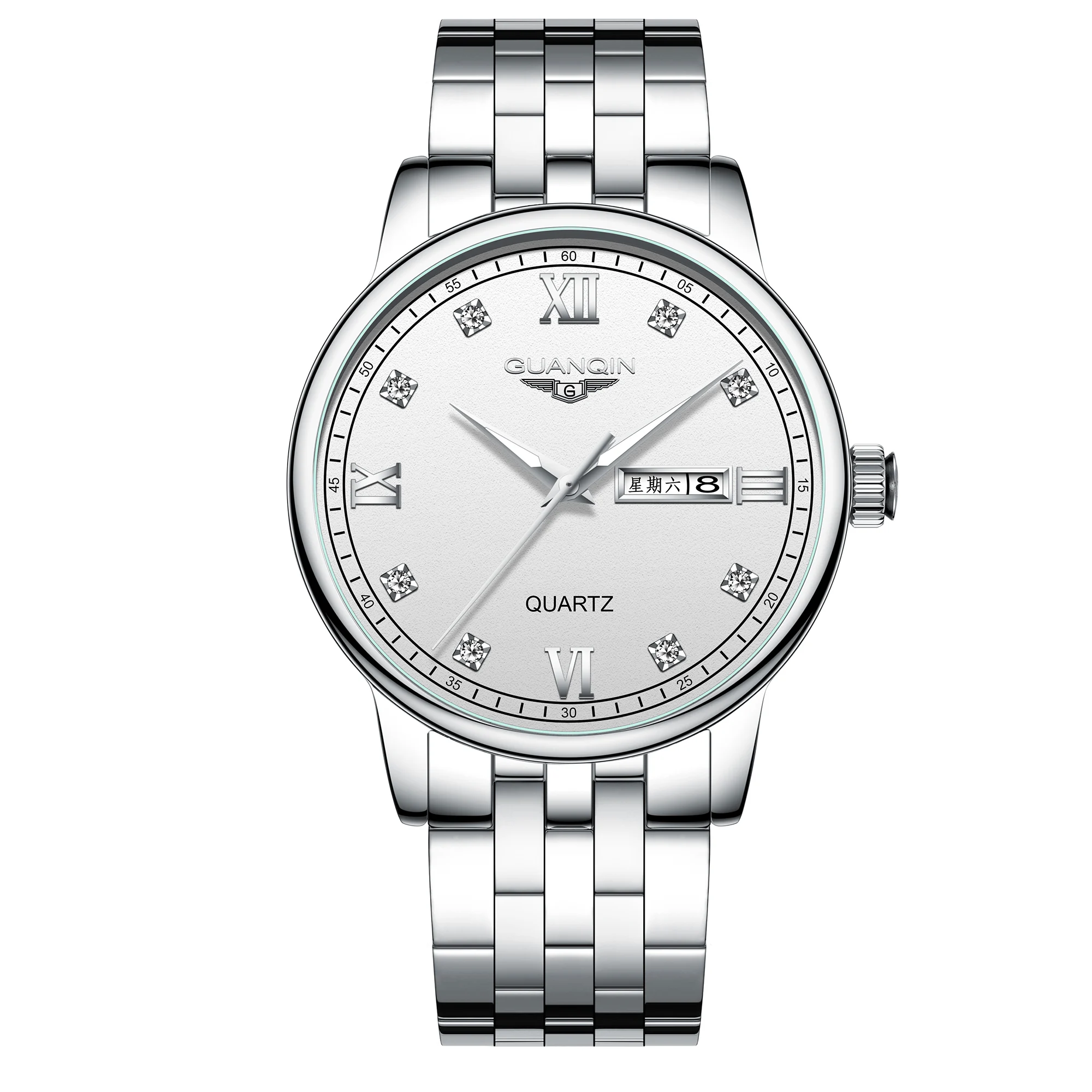 

2020 Guanqin GS19142 automatic watch new exquisite quartz watch fashion men's watch top brand luxury waterproof and dustproof