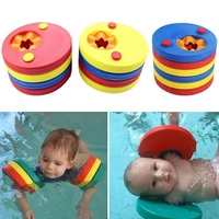 6pcs pack eva foam swim discs arm bands floating sleeves inflatable pool float board baby swimming exercises circles rings