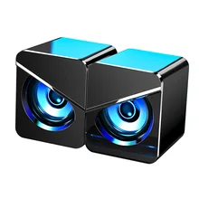 Проводные USB колонки для компьютера глубокие басы звуковая