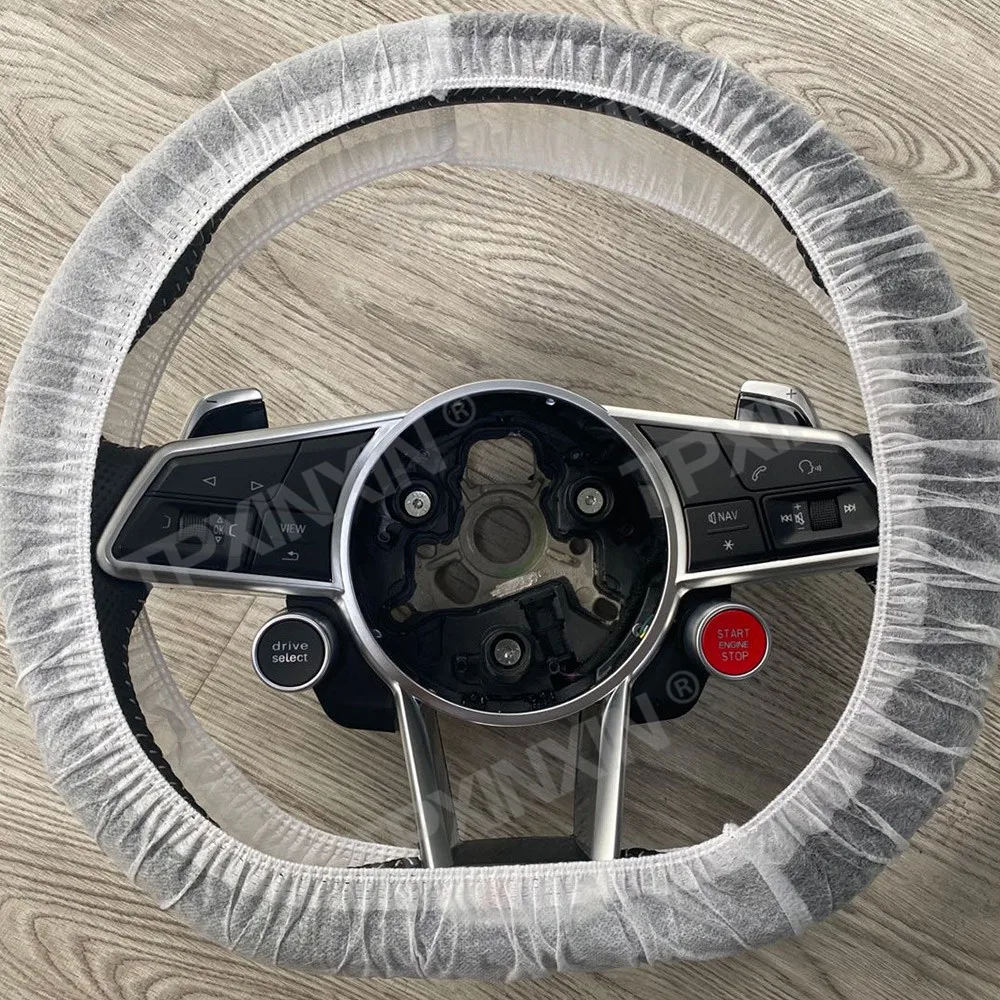 

Carbon Fiber Cow Leather Car Steering Wheel and button For Audi A4L A5 A6L Q3 Q5L RS5 A7 Q2L Q7 TT Carbon fiber steering wheel