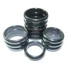 Оптовая продажа, 100 шт., подлинные магнитные гематитовые оздоровительные кольца, ювелирные кольца