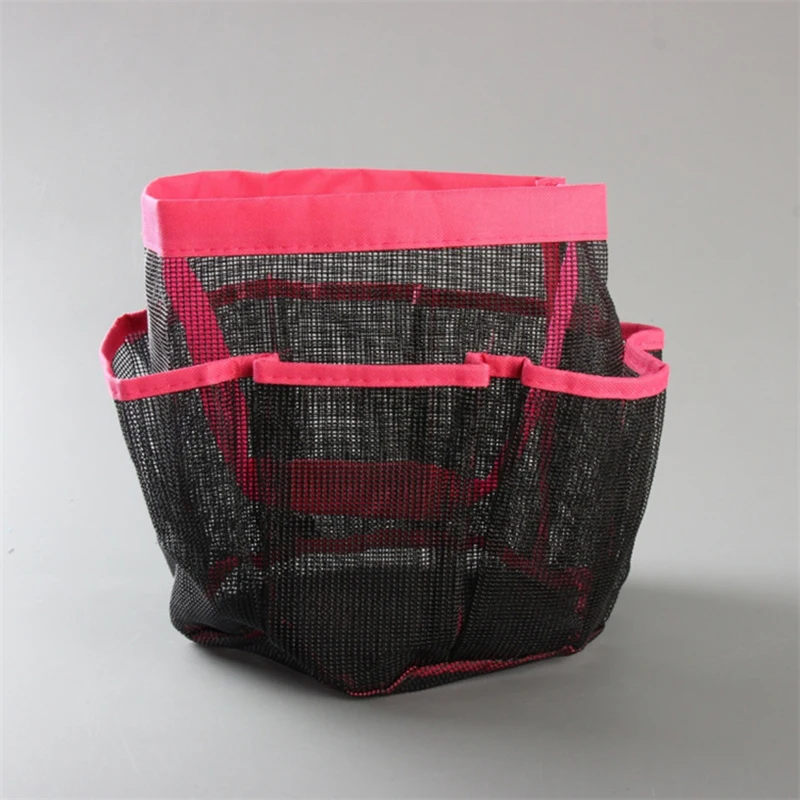 8 отсеков Складная подвесная сумка для ванной комнаты Портативная хранения