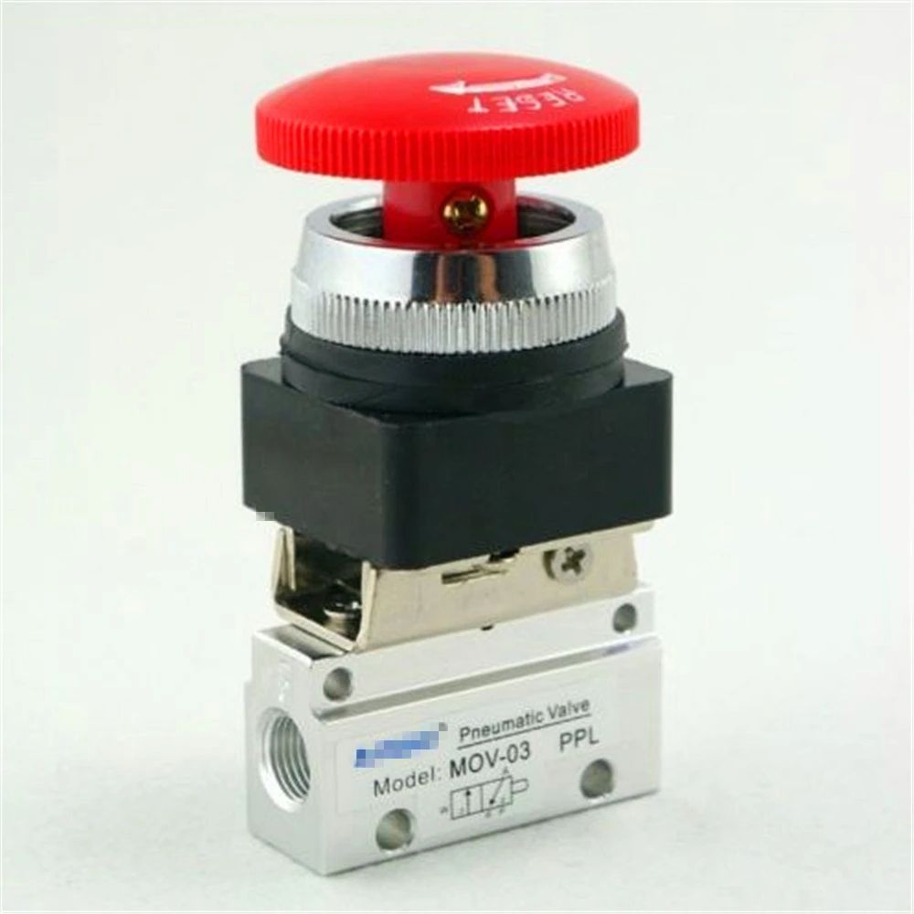 Встроенный 2-позиционный Пневматический Механический клапан с резьбой 1/8 дюйма 1