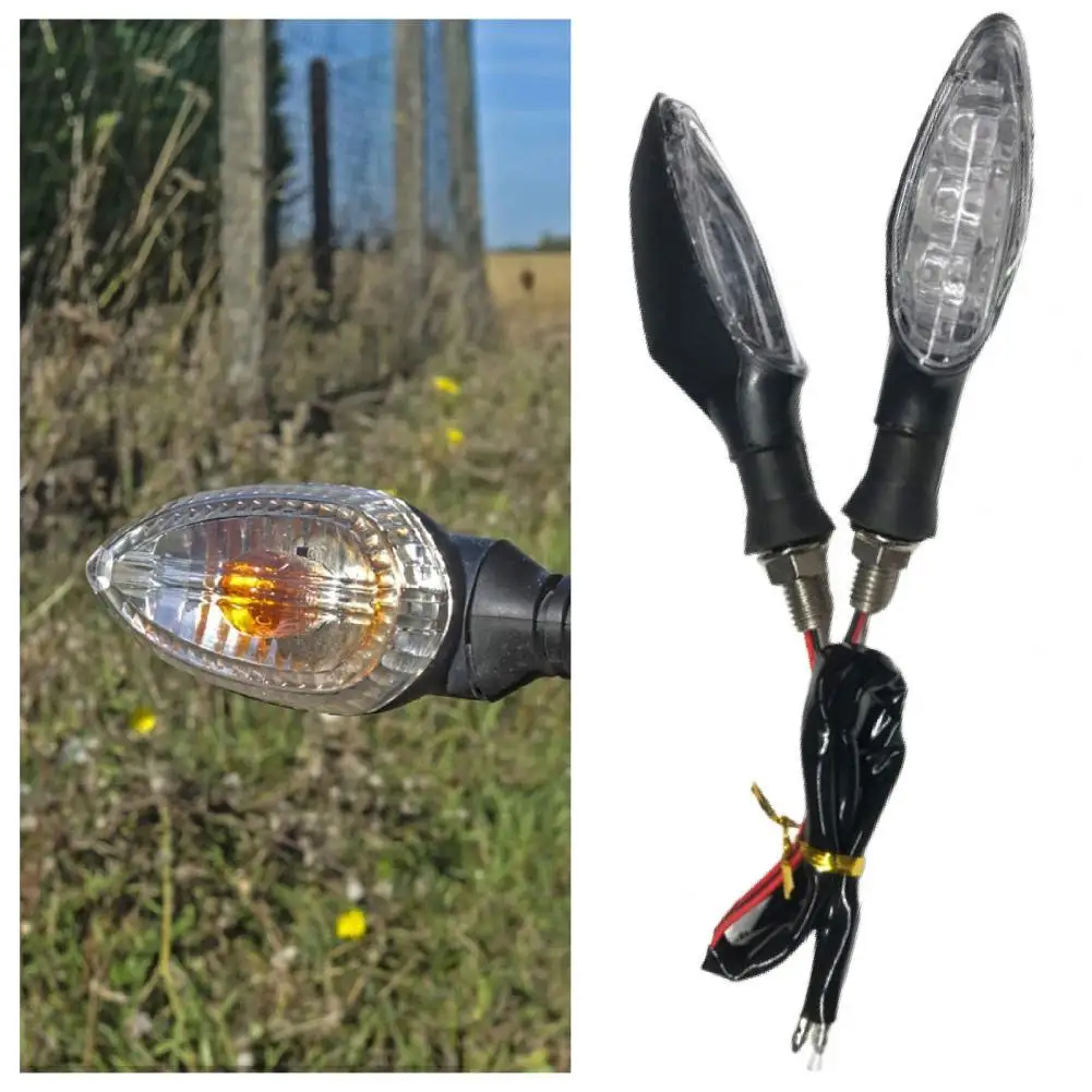 

2Pcs Turn Signal Convenient Wide Application Power Saving Universal 12V Motorcycle LED Turn Light for Motorbike